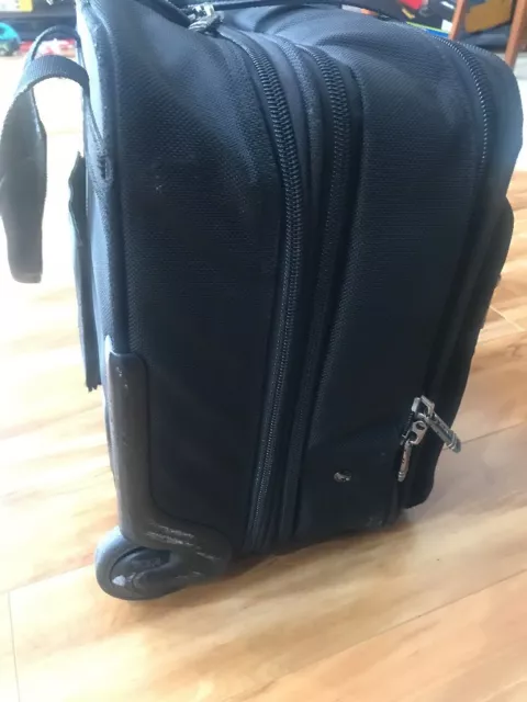 TUMI Alpha 26103D4 Expandable Deluxe Wheeled Black Ballistic Nylon Briefcase 5
