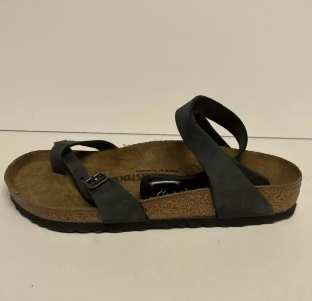 BIRKENSTOCK YARA WOMENS Ankle Strap Brown Oiled Leather Sandals