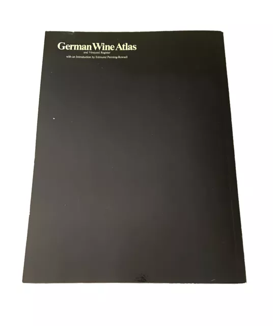 German Wine Atlas & Vineyard Register, German Vineyards, Printed In West Germany 3