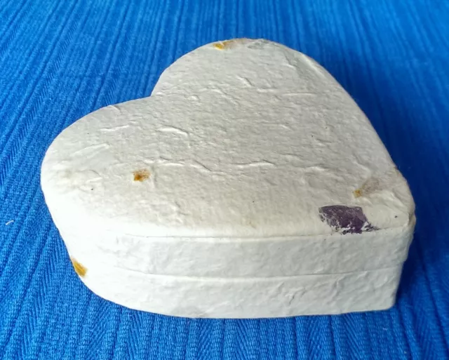Heart Gift Box-  Handmade Mulberry Paper Gift Box/Wedding/Craft/Anniversary/Leaf