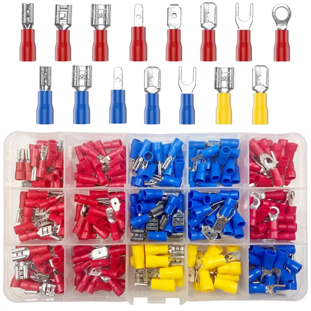 COSSE ELECTRIQUE,480PCS--Connecteur De Câble Isolé Pour Broche, 280-300