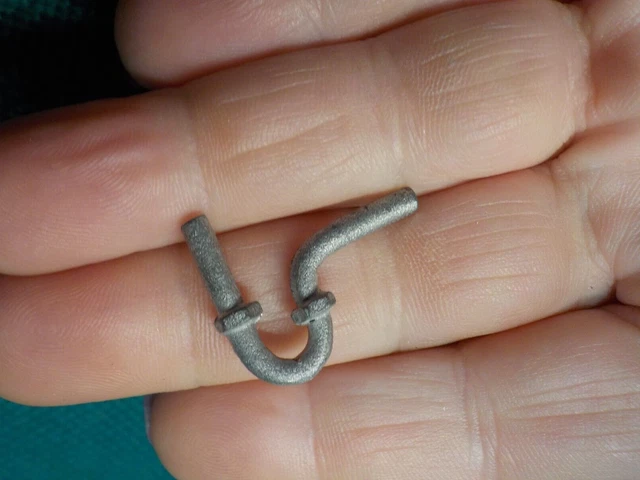 Nice Miniature Cast Metal Sink Drain Pipe