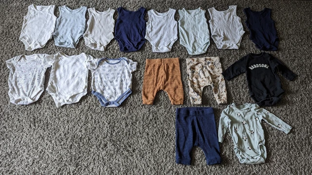 (No.140)  huge baby boy clothes 3-6 months bundle , mix brand