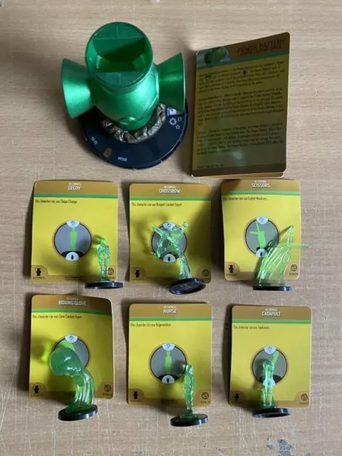 Heroclix Guerra Of Light Green Lantern Power Batería Con/6 Construcciones Le's