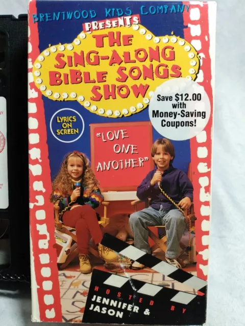 BRENTWOOD KIDS SING Along Bible Songs Love One Another VHS Tape Action ...