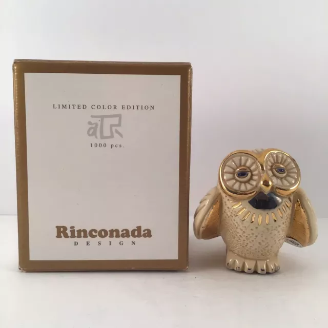 Artesania Rinconada #723L White Owl Limited Color Edition Gold Platinum Vintage