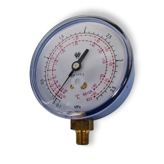 Manometer Ø 80 Low Pressure 1/8 "Npt -1/35 Gas R410A R22 R32 Air-Conditioning