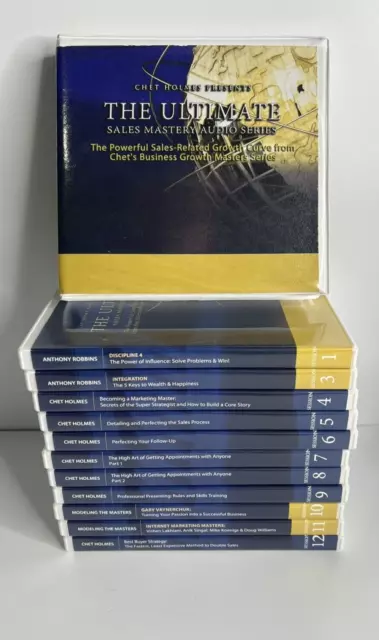 Robbins Holmes Vaynerchuk Ultimate Sales Mastery System Set DVDs CDs - *Read