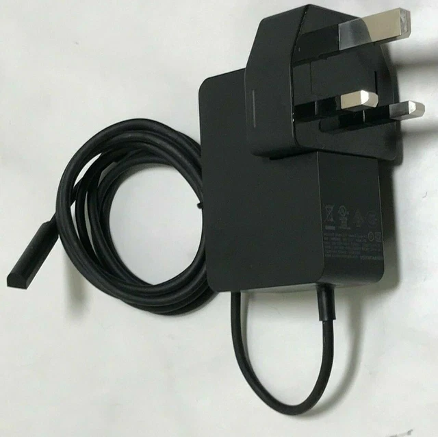 ORIGINAL MICROSOFT SURFACE 24W Charger, Charging Cable, PSU (UK/British