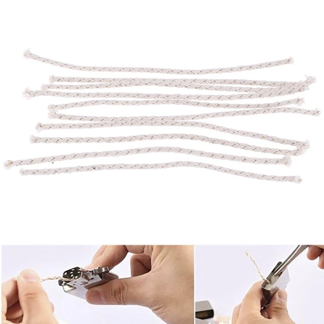 10pcs Copper Wire Lighter Cotton Core Wick Kerosene Oil Lighter Access-UL