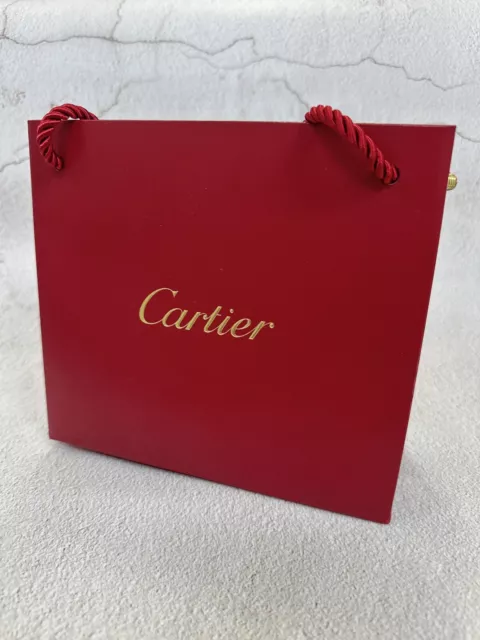 Cartier, Bags, Cartier Paper Bag W Extras 8x7x3