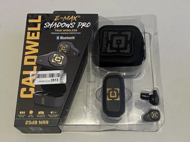 Caldwell E-MAX Shadows Pro - Electronic Hearing Protection for Shooting, Range