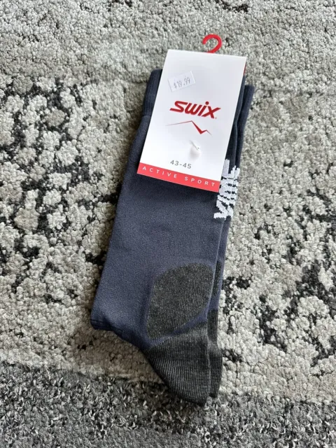 Swix Endure XC Sock Extra Light Nordic XC Roller Ski - EU43 / 45 (US 10-11) 1