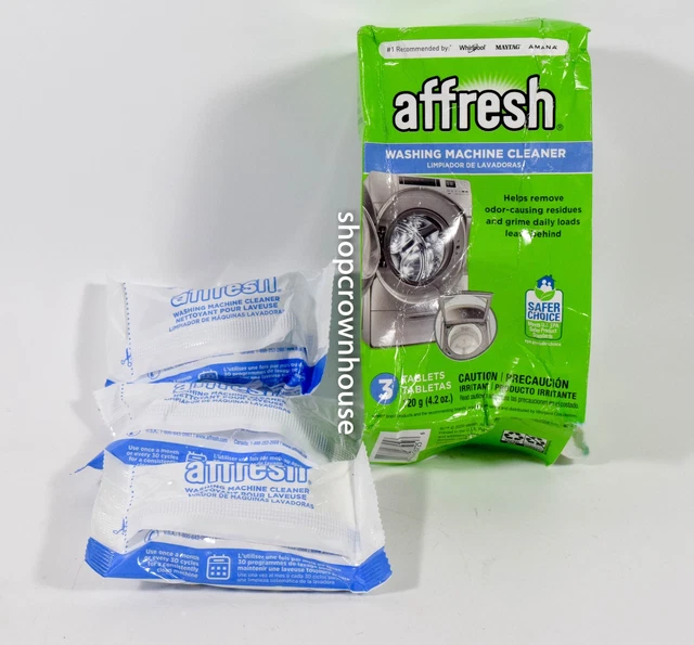 Affresh Washing Machine Cleaner Pack - 3 Tablets Not in Box