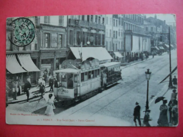 NANCY: La Rue Saint-Jean - Le Point Central......VO.1907.