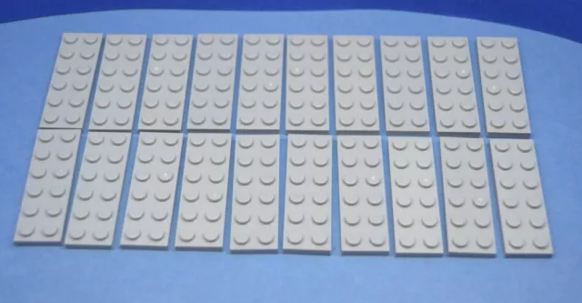 LEGO 20 x Basisplatte neuhell grau Light Bluish Gray Plate 2x6 3795