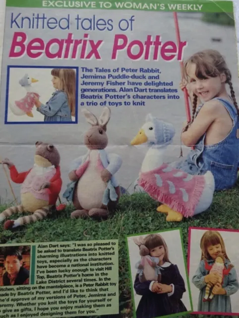 Alan Dart, Beatrix Potter’s Peter Rabbit, Jemima Paddle-duck & Knitting Patterns