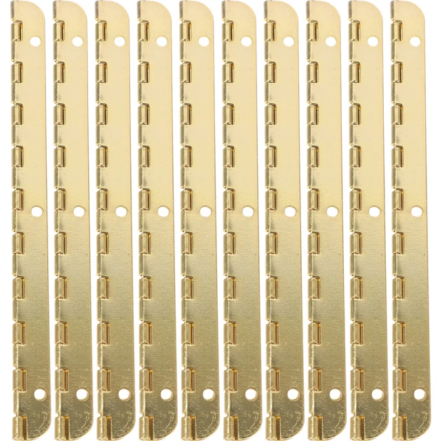 10 Pcs Table Hinge Piano Hinges Heavy Duty Stainless Steel Hinges