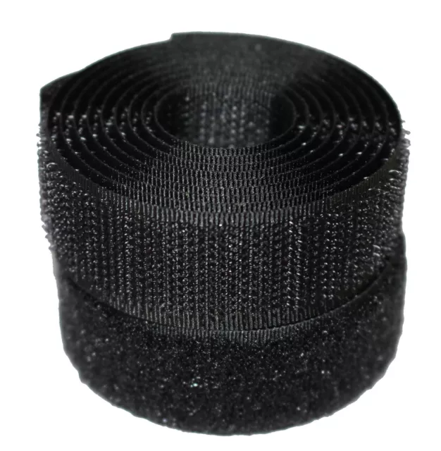 Black Sew-on or Sticky Hook & Loop tape Alfatex® Brand by the Velcro Companies