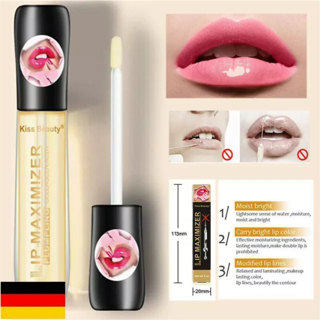 Lip Plumper Extreme Lip Gloss Maximizer Plump Volume Bigger Lips Moisturizing