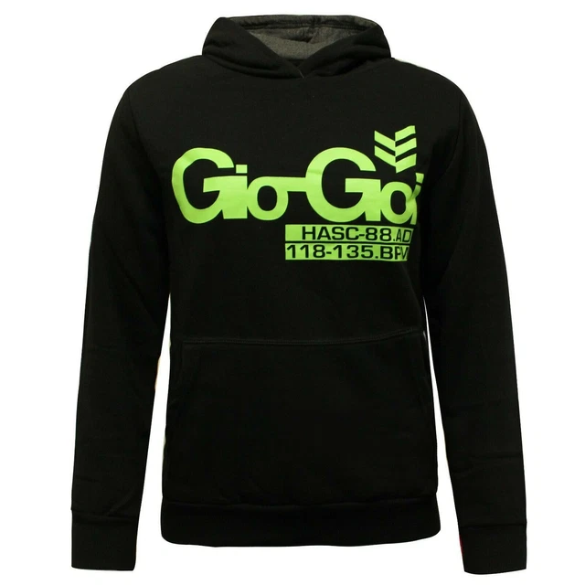 Felpa con cappuccio Gio Goi Juniors Ragazzo Maglione Nero GJD00082 A54D