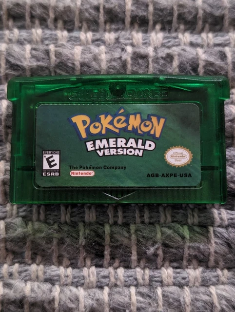 Pokemon emerald on sale gba cartridge