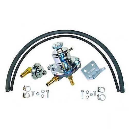 Sytec 1:1 Regolabile Carburante Pressione Regolatore Kit (Argento)