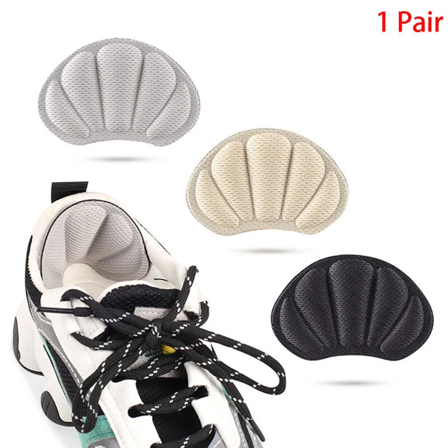2 piezas Plantilla Patch Zapatos Pegatina Espalda Anti-Desgaste Almohadilla para los pies