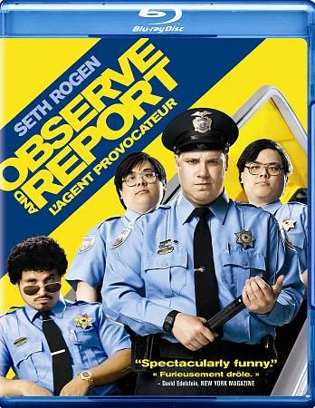 Observe and Report (Blu-ray Disc, 2009, Canadian) No Scratches