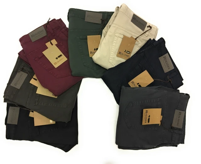 HOLIDAY JEANS Pantalone Modello Plat Autunno/Inverno Uomo Pilor dalla 46 alla 60