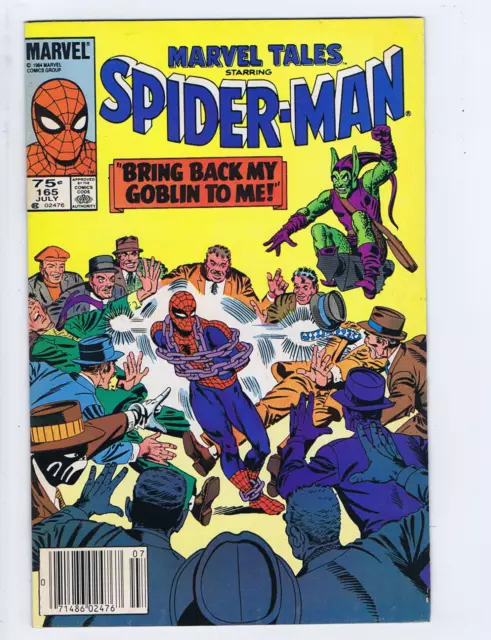 Marvel Tales starring Spider-Man #165 Marvel 1984 CANADIAN PRICE VARIANT