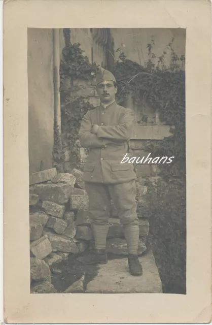 Foto-Portrait  Kriegsgefangener  Offizier  1.WK   (G454)