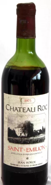 Vin - Saint Emilion - Château Roc - 1975 - Jean Borde