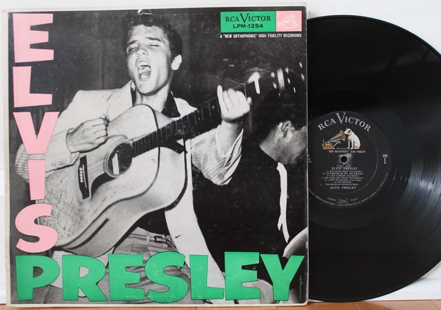 ELVIS PRESLEY Self Titled debut LP (RCA Victor 1254, orig ’56 DG Mono) NICE COPY