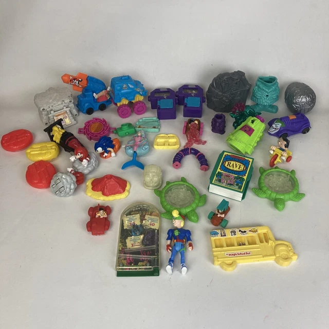 Vintage McDonalds Burger King Wendys Happy Meal Toys Lot Animaniacs More
