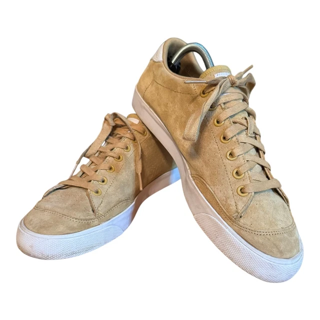 RETRO NIKE ZOOM All Court Low Suede Nubuck Tan Shoes Sneakers