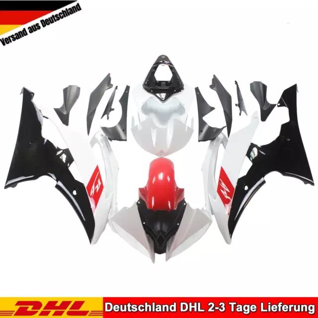 Injection Fairing Kit Bodywork Plastic ABS fit For Yamaha YZF 600 R6 2008-2016