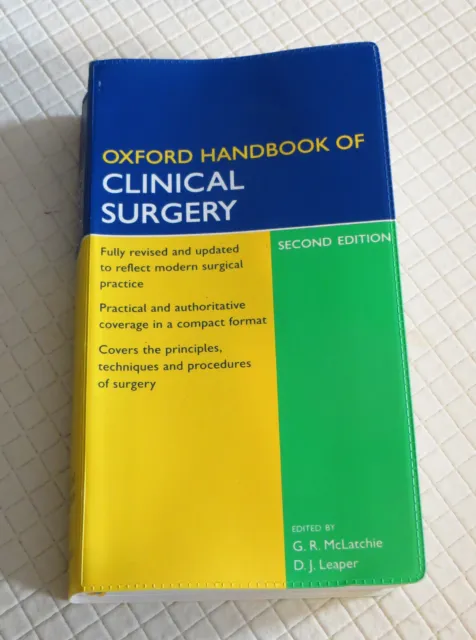 Oxford Handbook of Clinical Surgery (Oxford Handbooks Series) 2nd edition
