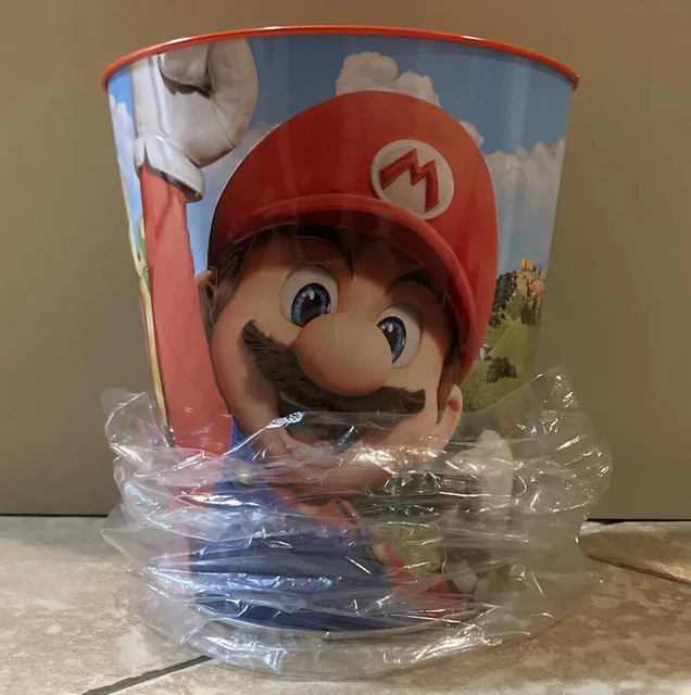 NINTENDO SUPER MARIO Bros Movie Popcorn Tin Bucket Cinemark Exclusive
