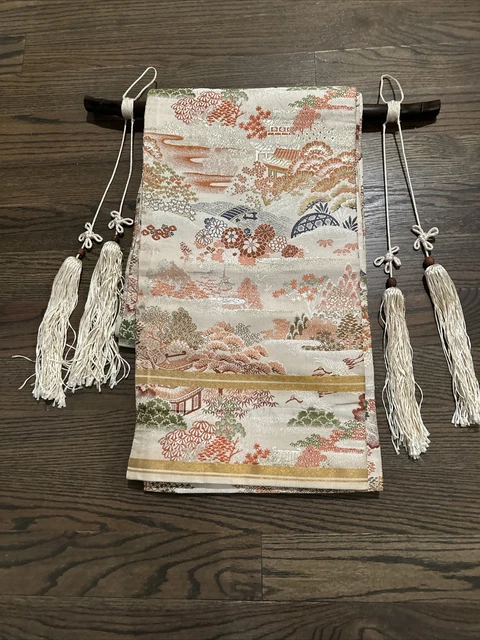 Authentic Obi & Wooden Wall Hanger