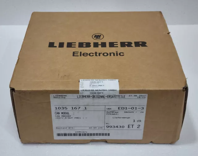 Liebherr 10351671 A-OUT PME1 Peut Sortie Module 1035 167 1 A/C : 10884415