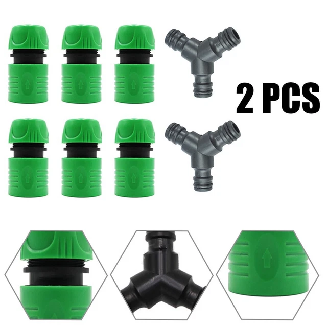 Lot De 113 Raccords De Tuyau En T Universels Noirs Kit De Raccordement