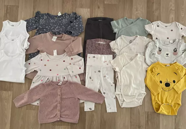 Grande pacchetto bimba 2-4 snd 4-6 mesi tutti gli abiti H&M body leggings cardi