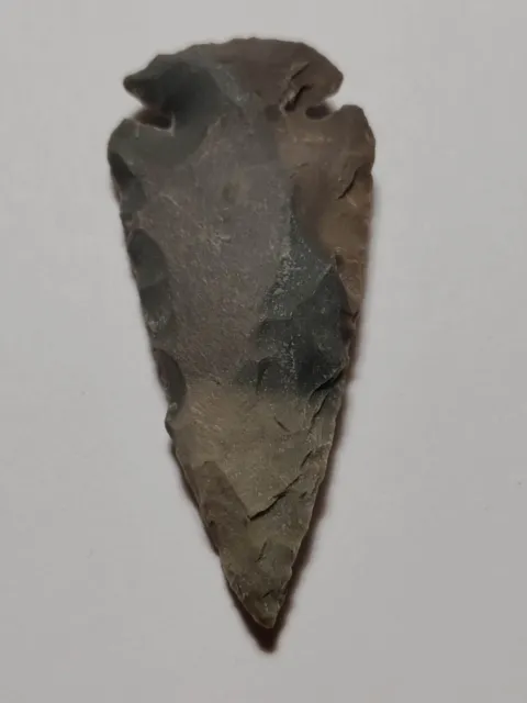 Very Nice Smokey Colored Arrowhead Just over 2 inches long.