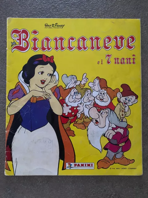 Album Di Figurine Biancaneve E I 7 Nani Ed. Panini 1987 Incompleto Buono