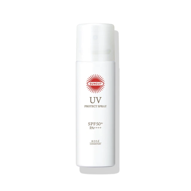 Protector solar KOSE SUNCUT protección UV aerosol sin perfume SPF50+ PA+++ 2,1 oz (60 g)