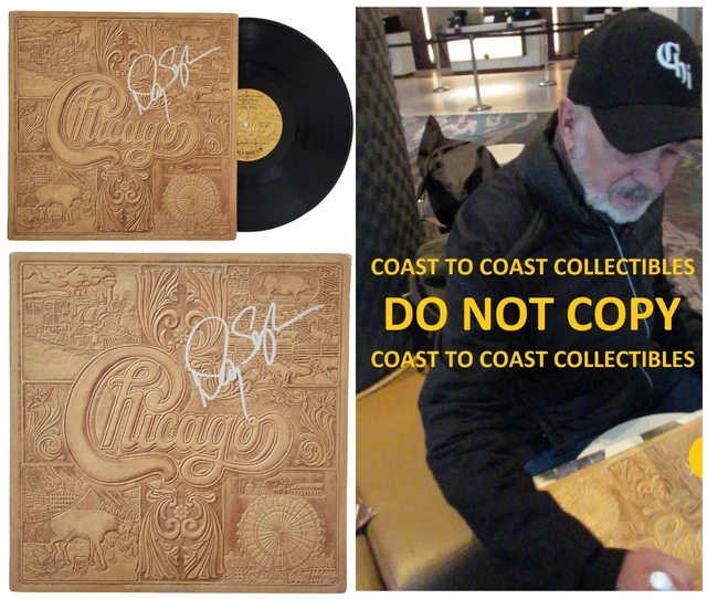 Danny Seraphine signed Chicago Hot Streets album vinyl record COA exact proof autographed STAR Danny Seraphine signed Chicago Hot Streets album vinyl record COA exact proof autographed STAR