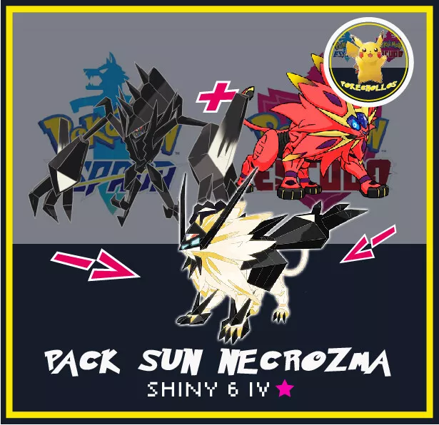 ✨ SHINY 6IV Solgaleo Lunala Necrozma ✨ Pokemon Ultra Sun & Moon