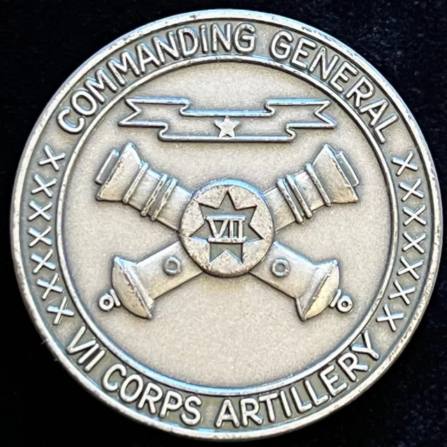 VII Corps Artillery Commanding General Operation Desert Storm Challenge Coin