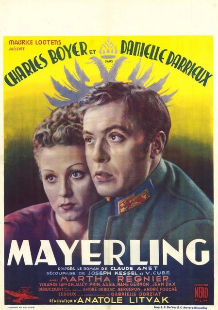 Repro 30x40cm -  MAYERLING - Belge